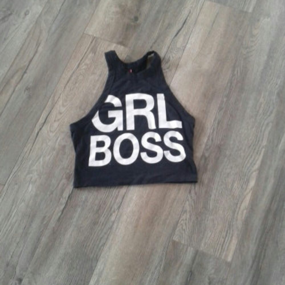 GRL BOSS crop tank